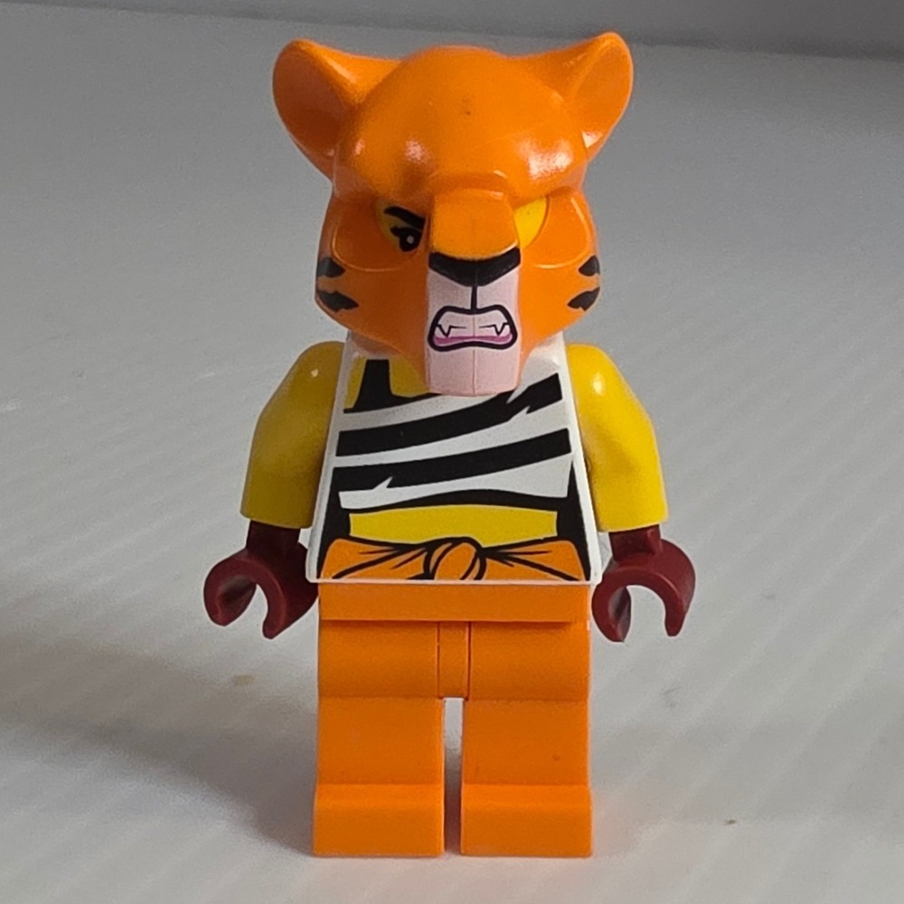 LEGO Minifigure OS Orange Excellent col14-14 Tiger Mask